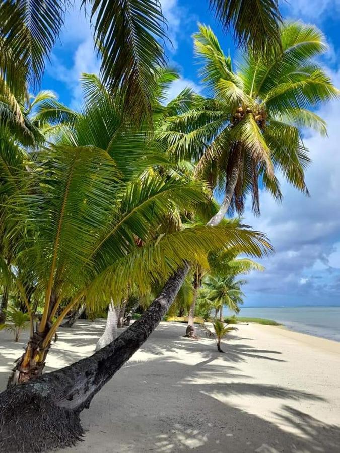 ארוטאנגה Paparei Beachfront Bungalows, Aitutaki מראה חיצוני תמונה