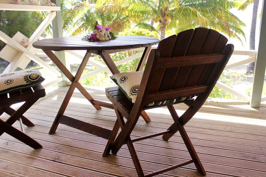 ארוטאנגה Paparei Beachfront Bungalows, Aitutaki חדר תמונה