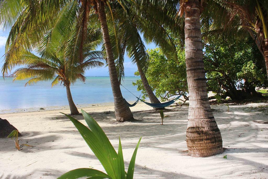 ארוטאנגה Paparei Beachfront Bungalows, Aitutaki חדר תמונה